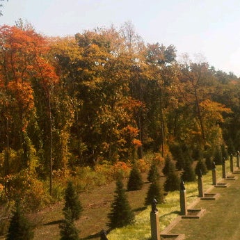 Photo taken at Robert Allerton Park (Allerton Park and Retreat Center) by Will S. on 10/6/2011