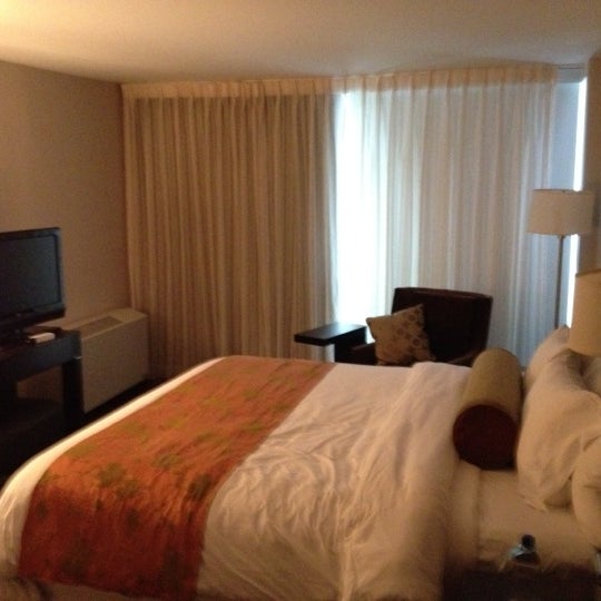 Photo taken at Hotel Indigo Boston Newton Riverside by Thomas H. on 10/22/2011