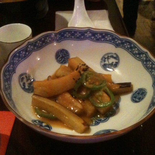 Try the eggplant with miso - delicious!