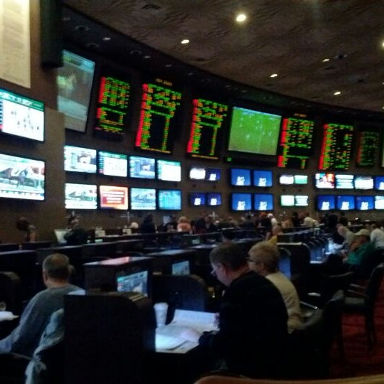 Photo taken at Race &amp; Sports Book by Jerry P. on 1/15/2012