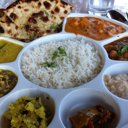 Photo taken at New India Cuisine by Tina W. on 1/25/2011