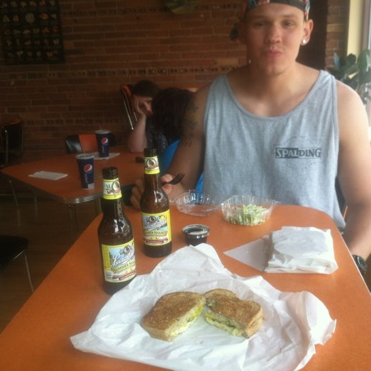 Photo taken at Chedd&#39;s Gourmet Grilled Cheese by Tyce D. on 4/8/2012