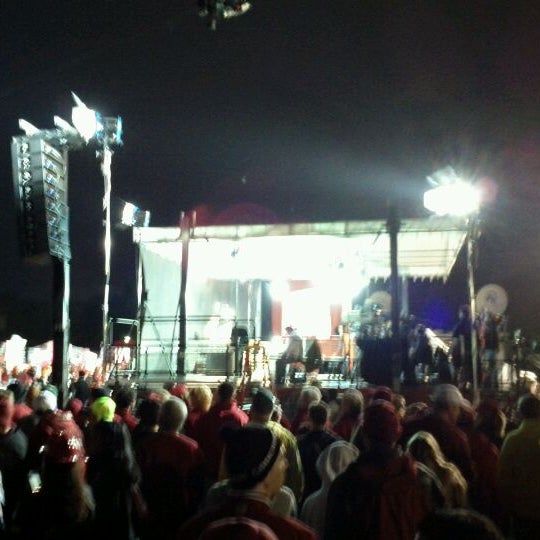 Photo taken at ESPN College GameDay by Rick Y. on 11/12/2011