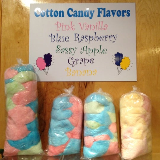 Check out Sweet McGhees in the food court for Bay County's best FLAVORED cotton candy.