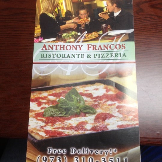 Anthony 2024 francos menu