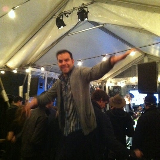 Photo taken at Cooking Channel Beer Garden at Easy Tiger by Erin L. on 3/11/2012