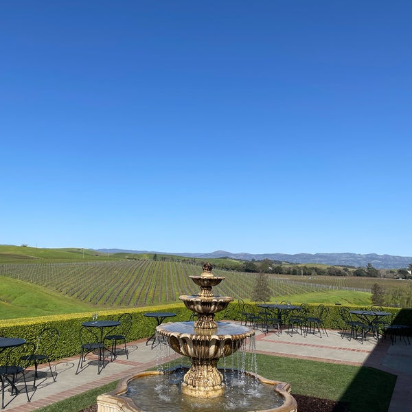 Photo taken at Domaine Carneros by Omar k. on 3/8/2024