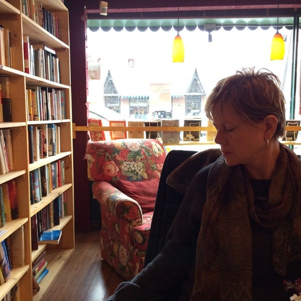 Photo taken at Dudley&#39;s Bookshop Cafe by Jeff H. on 4/1/2014
