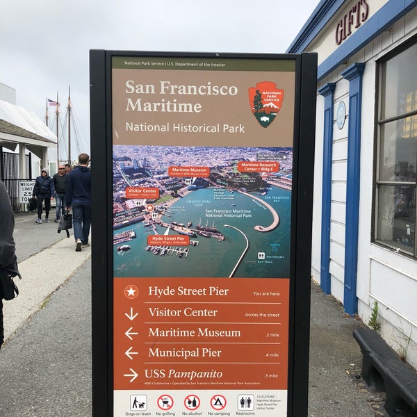 Photo taken at San Francisco Maritime National Historical Park Visitor Center by Jeff H. on 8/19/2018