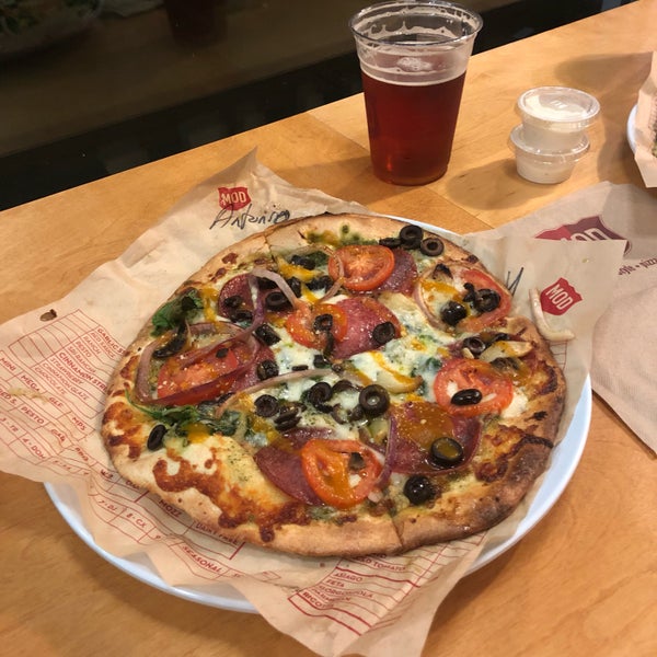 Photo taken at MOD Pizza by Rodrigo M. on 5/8/2019