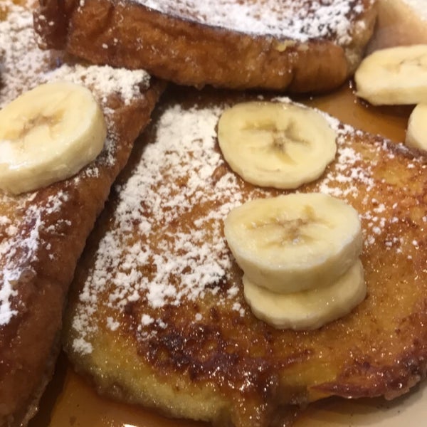 Great French toast.                            it’s available only for the weekends