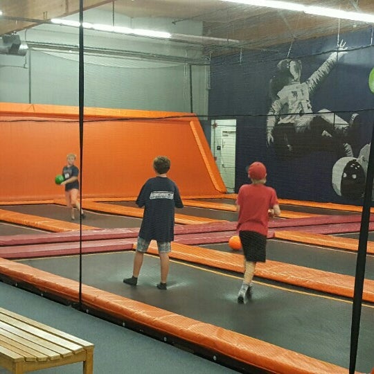 Photo taken at Big Air Trampoline Park by Christina M. on 5/20/2016