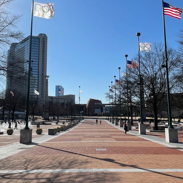 Photo taken at Centennial Olympic Park by Vinh on 2/26/2024