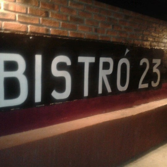 Photo taken at Bistró 23 Café &amp; Terraza by Paolaa G. on 10/30/2012