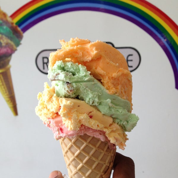 Photo taken at The Original Rainbow Cone by D B. on 5/4/2013