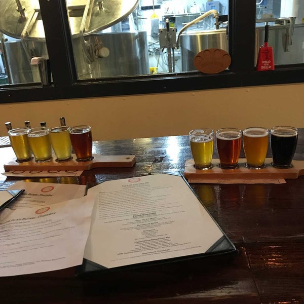 Photo taken at Round Guys Brewing Company by Leigh S. on 2/8/2019