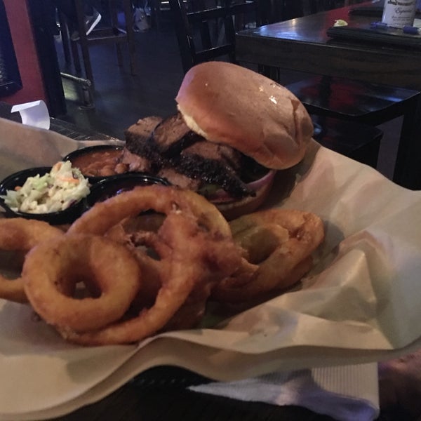 Stay away from the brisket. Burgers and frito pie are great.