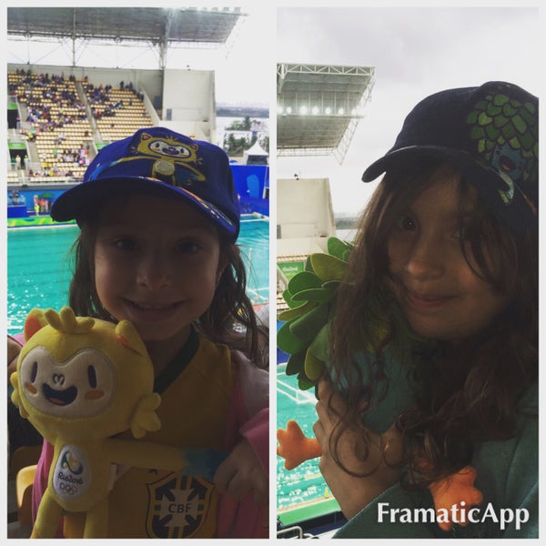 Photo taken at Maria Lenk Aquatics Centre by Michele C. on 8/10/2016