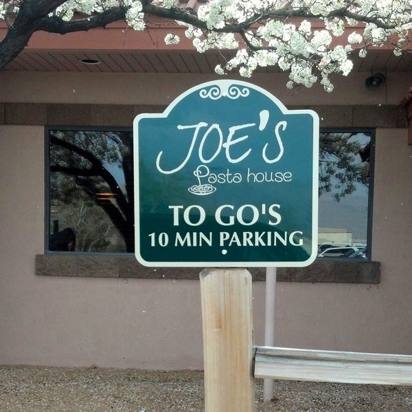 Our Joe's To Go's Specials & Dinner Menu takeout are so popular we added 2 10 minute parking spaces for your pick up convenience! See our To Go Specials below &/or view our menu online. (505) 892-3333