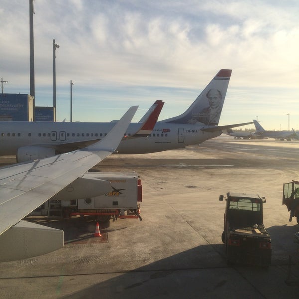 Photo taken at Oslo Airport (OSL) by Holger S. on 1/27/2015