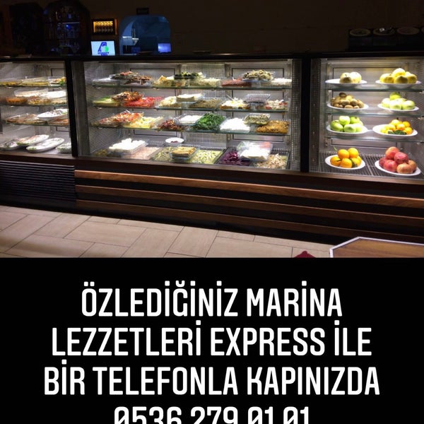 Photo taken at Marina Mezze by Tolga Ç. on 11/25/2020