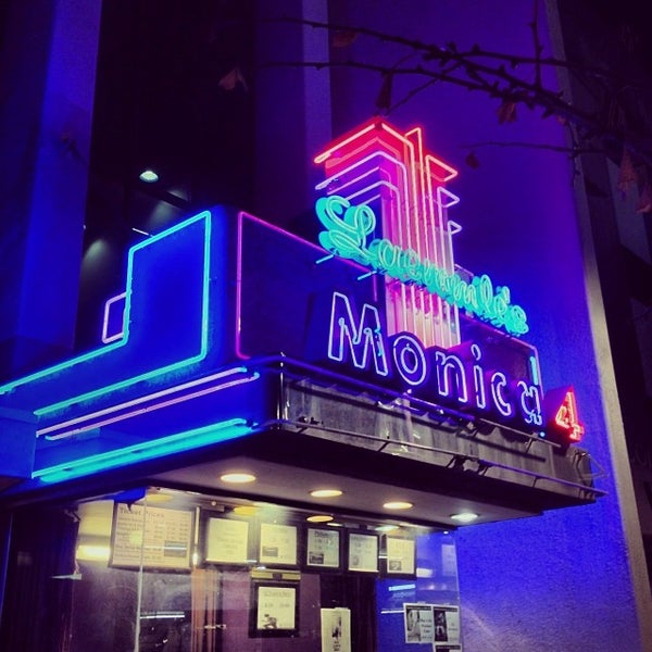 Photo taken at Laemmle&#39;s Monica Fourplex by Brandon B. on 1/12/2014