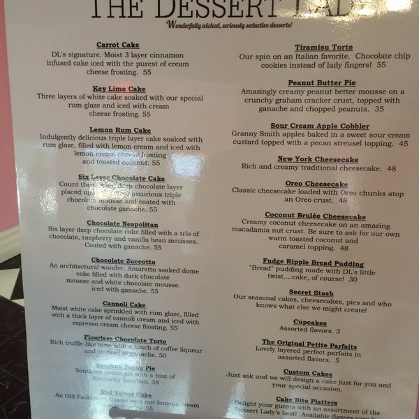 The Dessert Lady Bakery (Now Closed) Dessert Shop