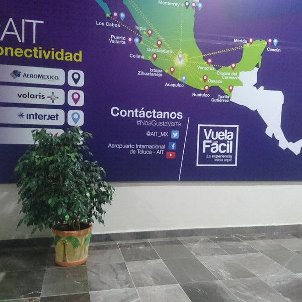 5/10/2018 tarihinde Mauricio P.ziyaretçi tarafından Aeropuerto Internacional Lic. Adolfo López Mateos (TLC)'de çekilen fotoğraf