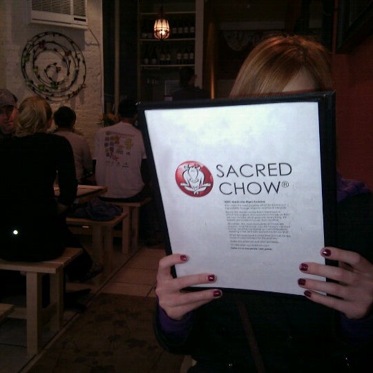 Photo taken at Sacred Chow by Chris J. on 11/10/2012