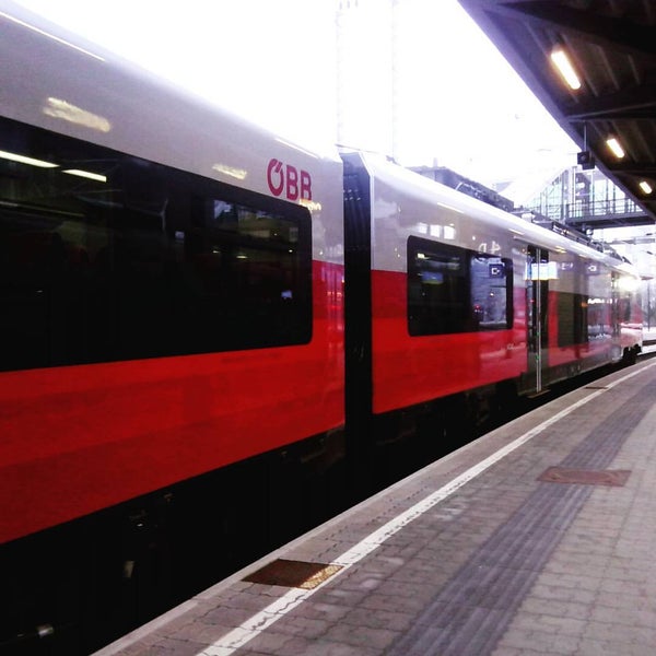 Photo taken at Bahnhof Bruck an der Mur by Stefan R. on 3/2/2016
