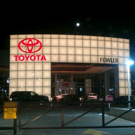 Photo taken at Fowler Toyota by Steve B. on 12/29/2012