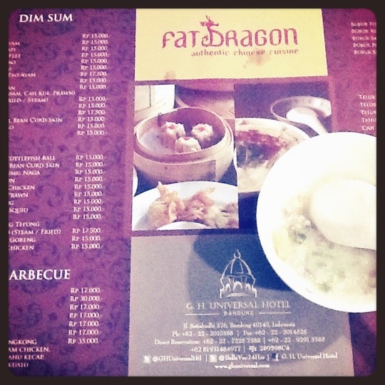Fat dragon sale menu