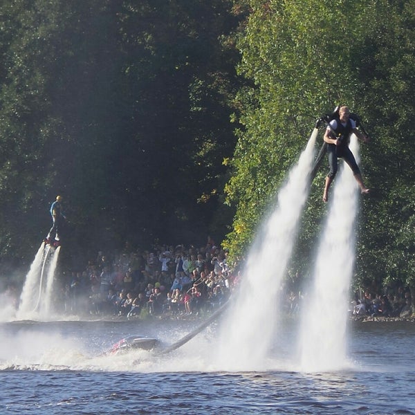 Photo taken at Flyboard by Илья Г. on 9/7/2014