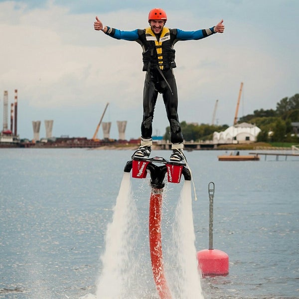 Photo taken at Flyboard by Илья Г. on 8/30/2014