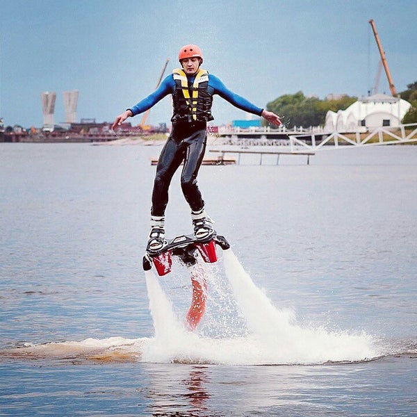 Photo taken at Flyboard by Илья Г. on 8/30/2014