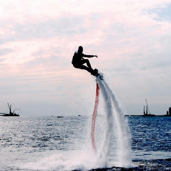 Photo taken at Flyboard by Илья Г. on 5/17/2014