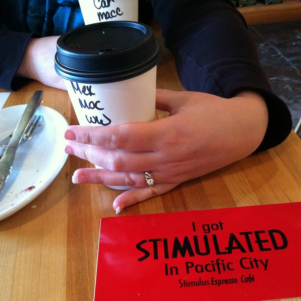 Photo taken at Stimulus Cafe by Aaron H. on 5/25/2013