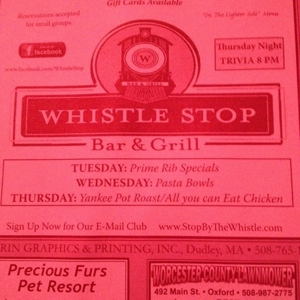 Foto diambil di The Whistle Stop Bar &amp; Grill oleh Sande F. pada 12/1/2013