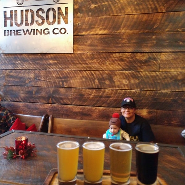 Photo taken at Hudson Brewing Company by Celia T. on 12/21/2018