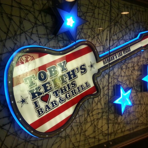 TOBY KEITH 2010 Harrah's Casino Guitar Pick!! I Love This Bar Restaurant #1 
