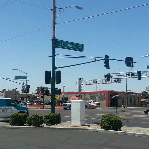N. 19th Ave. and W. Van Buren St. Central City Intersection