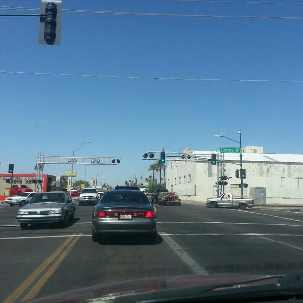 N. 19th Ave. and W. Van Buren St. Central City Intersection