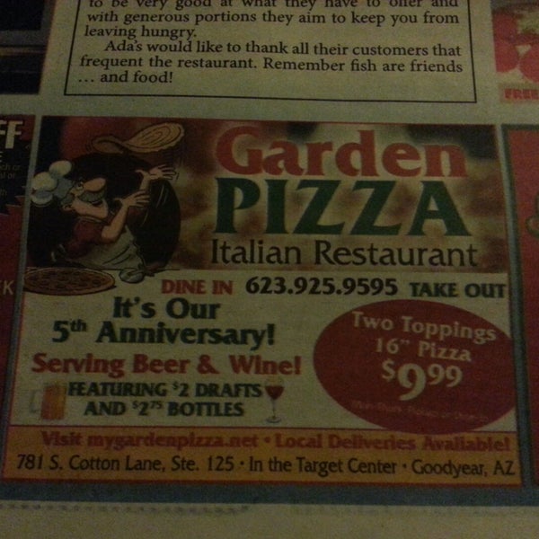 Garden Pizza Central Goodyear 3 Tips From 128 Visitors