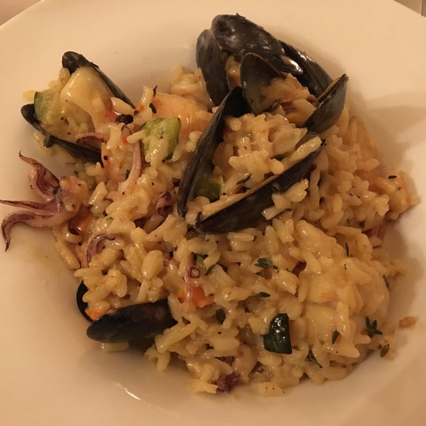 Seafood risotto - creamy perfection