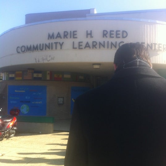 Voting at Marie Reed Learning Center (Now Closed) Polling Place in