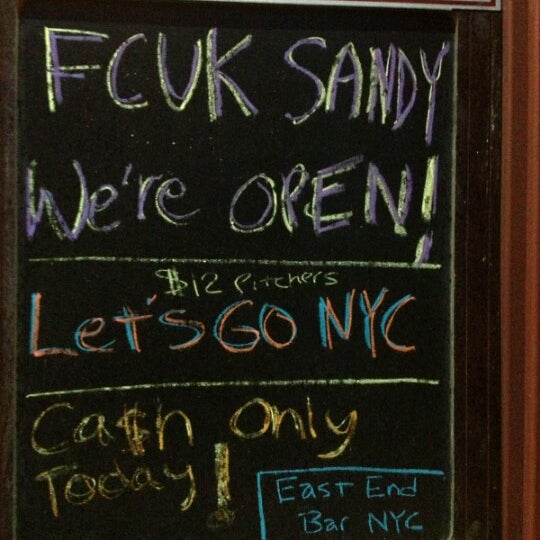 Foto diambil di East End Bar &amp; Grill oleh Christina G. pada 10/29/2012