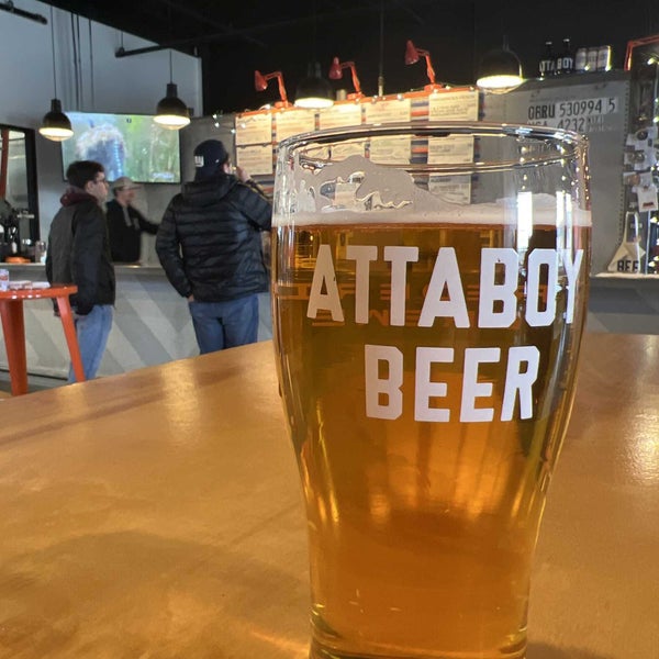 Photo taken at Attaboy Beer by John S. on 1/14/2023