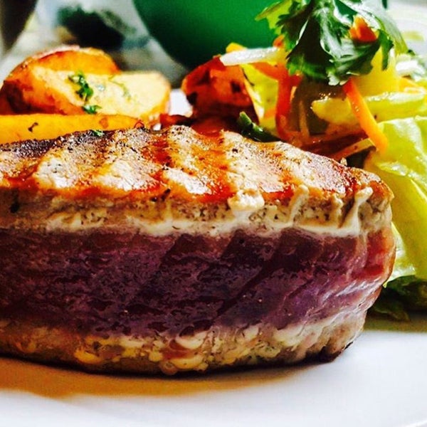 Tuna steak for sure, you want this!