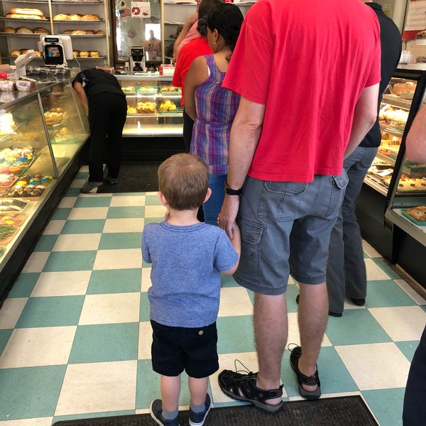 Photo taken at Woodmoor Pastry Shop by Nicholas A. on 6/8/2018