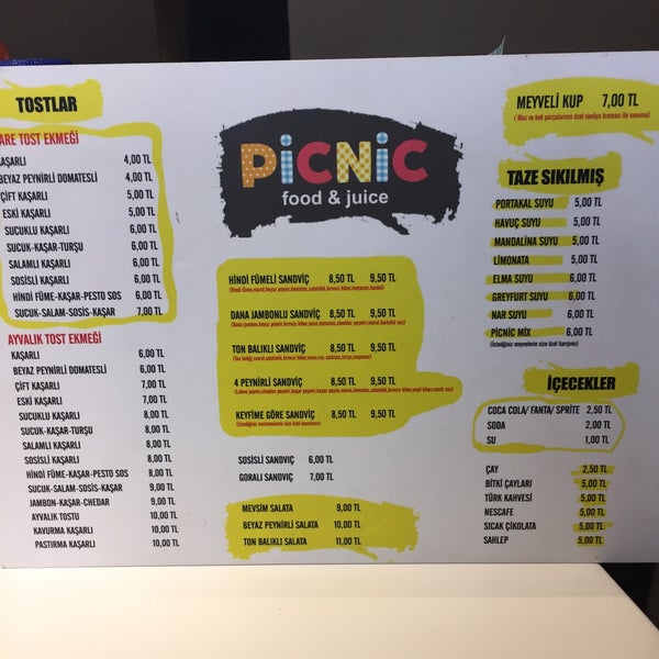 Foto scattata a Picnic Food &amp; Juice da Fatoş❣️TC &amp; B❣️ il 4/3/2018